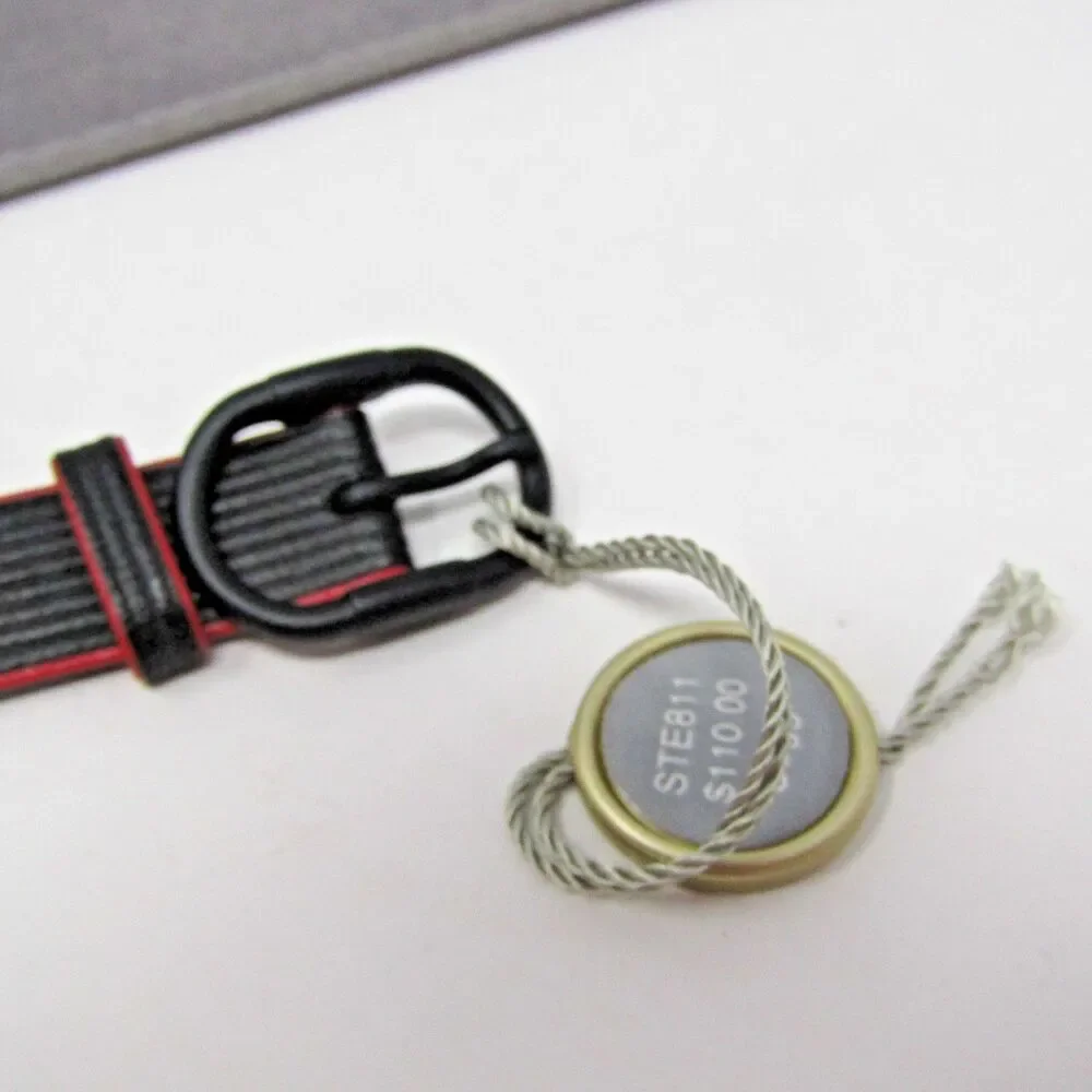 SEIKO Quartz Women's Watch Black & Red 1990's NEW Old Stock